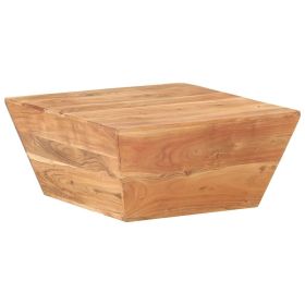 vidaXL Coffee Table V-shape 26"x26"x11.8" Solid Acacia Wood