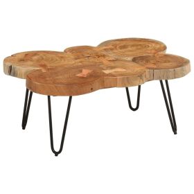 vidaXL Coffee Table 14.2" 6 Trunks Solid Wood Acacia