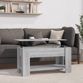 vidaXL Coffee Table Gray Sonoma 39.8"x19.3"x20.5" Engineered Wood