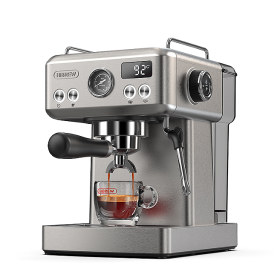 1350W Semi-automatic espresso machine with temperature adjusted mobile filter Cold / hot espresso 20Bar extraction mocha Nestle espresso Steam tempera