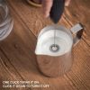 3-in-1 Electric Milk Frother 3 Speeds Adjustable Rechargeable High Speeds Milk Foam Maker Handheld Foamer Black