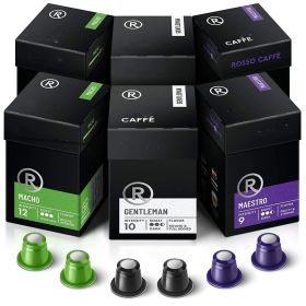 Pods Nespresso Original Machine;  Extra Dark Roast Gourmet Espresso Capsules 120 pack