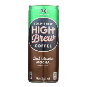 High Brew Coffee Coffee - Ready To Drink - Dark Chocolate Mocha - 8 Oz - Case Of 12