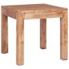 Coffee Table 20.9"x19.7"x19.7" Solid Mahogany Wood