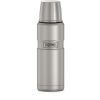 Thermos Stainless King Vacuum Insulated Stainless Steel Beverage Bottle, 16oz, Matte Stainless Steel