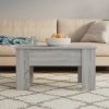 Coffee Table Gray Sonoma 31.1"x19.3"x16.1" Engineered Wood