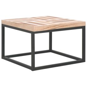 Coffee Table 19.7"x19.7"x13.2" Solid Wood