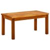 Patio Coffee Table 27.6"x15.7"x14.2" Solid Acacia Wood