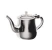 Stainless Steel Gooseneck Tea Pot w/ Vented Hinged Lid, 10 Fluid Ounces (1 - 2 Cups) by Pride Of India 10 oz