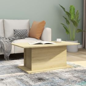 Coffee Table Sonoma Oak 40.2"x21.9"x15.7" Engineered Wood