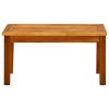 Patio Coffee Table 27.6"x15.7"x14.2" Solid Acacia Wood