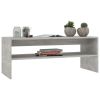 Coffee Table Concrete Gray 39.4"x15.7"x15.7" Engineered Wood