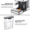 20 Bar Espresso Maker; 950W Detachable frothing nozzle; 1.5L detachable transparent water tank Coffee Maker For Espresso; Cappuccino; Latte; Machiato;