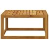 Coffee Table 26.7"x26.7"x11.4" Solid Acacia Wood