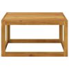 Coffee Table 26.7"x26.7"x11.4" Solid Acacia Wood