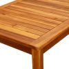 Patio Coffee Table 43.3"x23.6"x17.7" Solid Acacia Wood