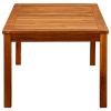 Patio Coffee Table 43.3"x23.6"x17.7" Solid Acacia Wood