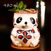 Cute Panda Hawaiian Cocktail Cup Animal Ceramic Mug Summer Drinking Cup, 480ml