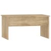 Coffee Table Sonoma Oak 31.5"x19.9"x16.3" Engineered Wood