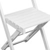 3 Piece Bistro Set Solid Acacia Wood White