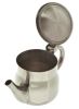 Stainless Steel Gooseneck Tea Pot w/ Vented Hinged Lid, 10 Fluid Ounces (1 - 2 Cups) by Pride Of India 10 oz