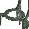 3 Piece Bistro Set Cast Aluminum Green