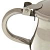 Stainless Steel Gooseneck Tea Pot w/ Vented Hinged Lid, 10 Fluid Ounces (1 - 2 Cups) by Pride Of India 10 oz