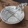 Tin Plum Branch Tea Strainer Handmade Sea Wave Tea Infuser Chinese Style Tea Filter Kung Fu Tea Accessory,Silver