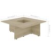 Coffee Table Sonoma Oak 31.3"x31.3"x11.8" Engineered Wood