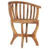 3 Piece Patio Bistro Set Solid Teak Wood