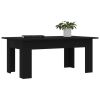 Coffee Table Black 39.4"x23.6"x16.5" Engineered Wood