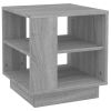 Coffee Table Gray Sonoma 15.7"x15.7"x16.9" Engineered Wood