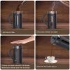 Mini French Press 12 oz; Small French Press Coffee Maker 350 ml; Heat Cold Coffee Brewer Camping Coffee Press