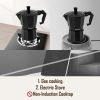 Stovetop Espresso Maker; Espresso Cup Moka Pot Classic Cafe Maker