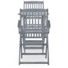 3 Piece Folding Garden Bistro Set Solid Eucalyptus Wood