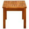 Patio Coffee Table 27.6"x15.7"x14.2" Solid Acacia Wood