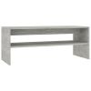 Coffee Table Concrete Gray 39.4"x15.7"x15.7" Engineered Wood