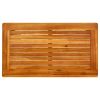 Patio Coffee Table 27.6"x15.7"x14.2" Solid Acacia Wood