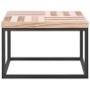 Coffee Table 19.7"x19.7"x13.2" Solid Wood