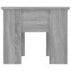 Coffee Table Gray Sonoma 31.1"x19.3"x16.1" Engineered Wood