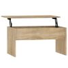 Coffee Table Sonoma Oak 31.5"x19.9"x16.3" Engineered Wood