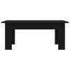 Coffee Table Black 39.4"x23.6"x16.5" Engineered Wood