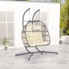 Outdoor Rattan Furniture Hanging Chair Egg Chair