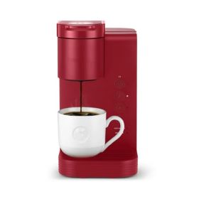 Coffee Maker;  Essentials Single Serve Pod Coffee Brewer (color: Red)