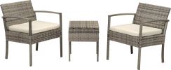 (Only for Pickup)3 Piece Rattan sofa set