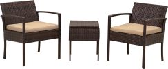 (Only for Pickup)3 Piece Rattan sofa set