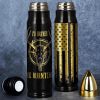 I'D Rather Be Hunting USA Flag Stainless Steel  Bullet Tumbler