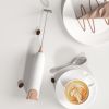 Electric Milk Frother Kitchen Drink Foamer Whisk Mixer Stirrer Coffee Cappuccino Creamer Whisk Frothy Blend Whisker Egg Beater