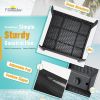 3 Pieces Patio Set Outdoor Wicker Furniture Sets Modern Rattan Chair Conversation Sets with Coffee Table for Yard and Bistro